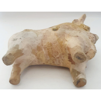 Beeldje (aardewerk) van rund, Zuid Amerikaans 